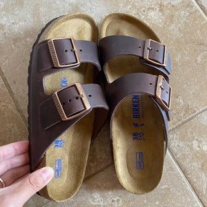 Birkenstock Arizona Oiled Leather Habana 38 Narrow